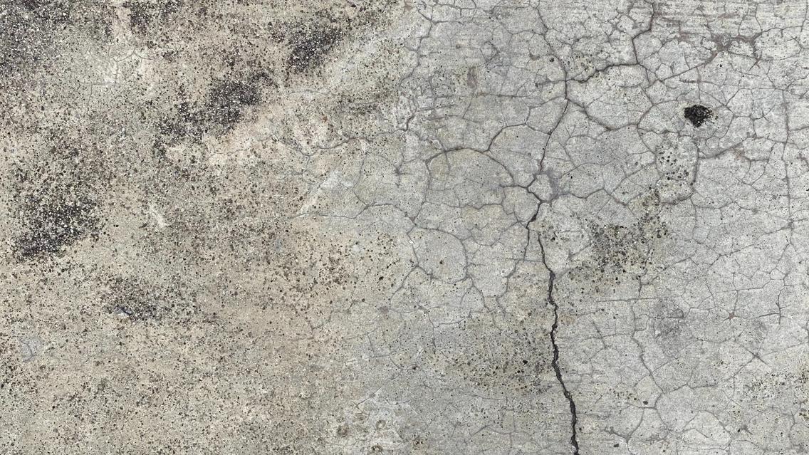 concrete with crack